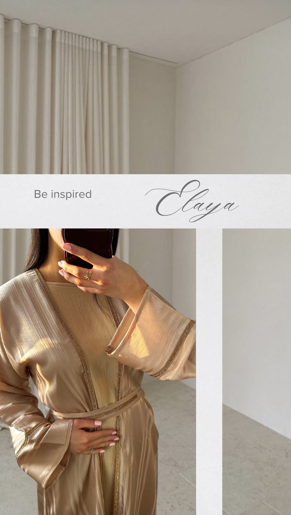 ABAYA LUXE DORÉ