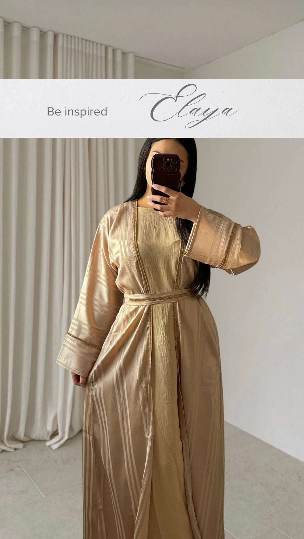 ABAYA LUXE DORÉ